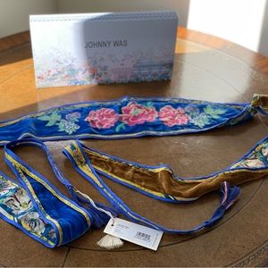 Johnny Was NWT Velvet/ Silk “Royal Belt”